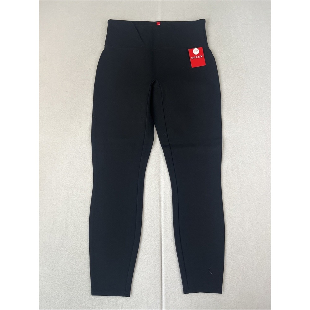 SPANX Classic Black Ponte Ankle Leggings Women's Size XS NEW